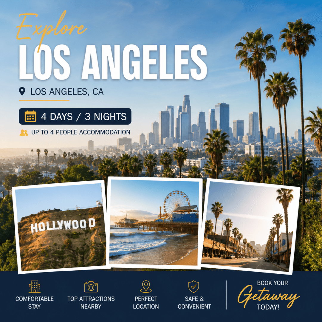 Hilton Checkers Los Angeles — 4D/3N Los Angeles, CA